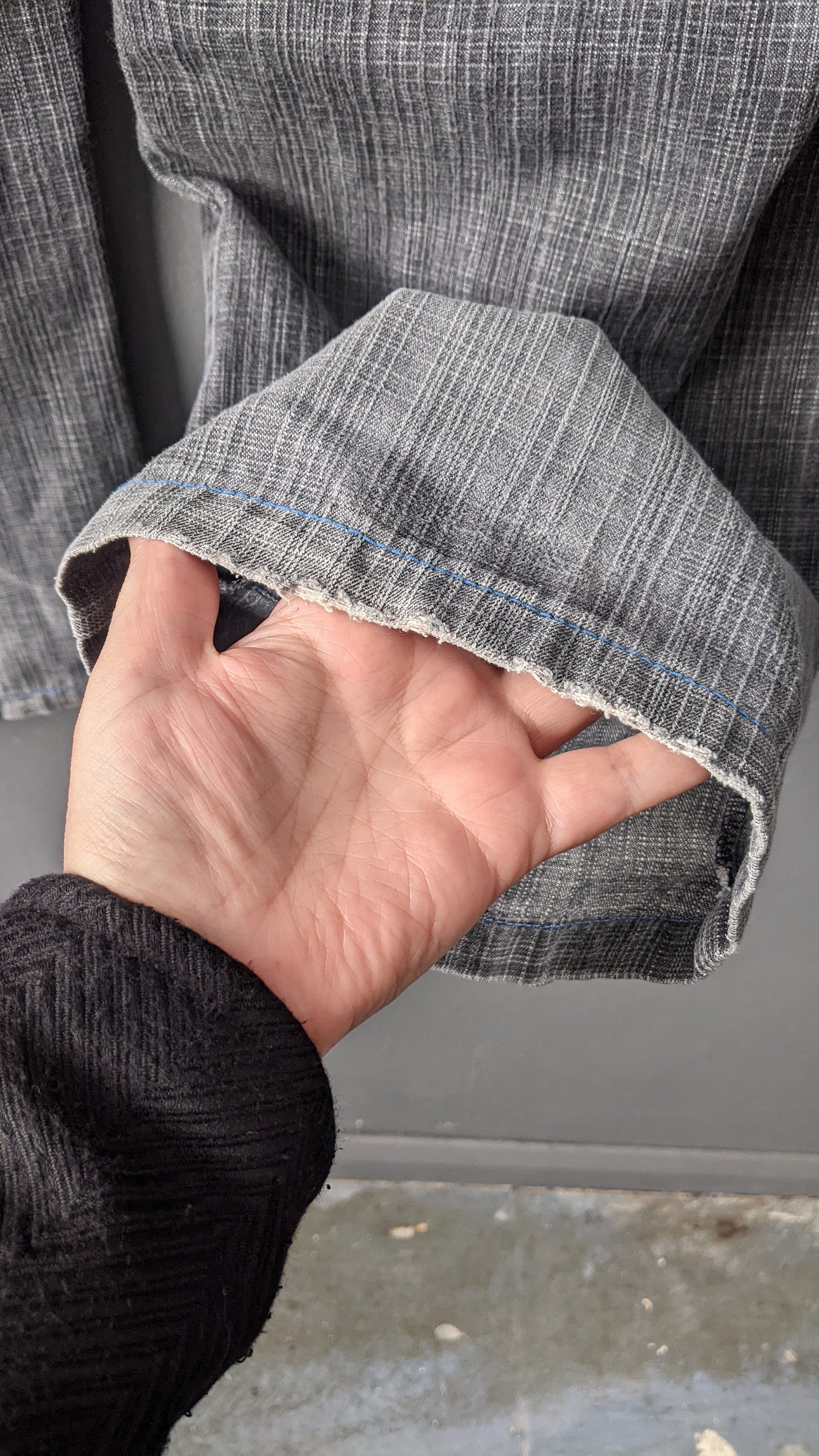 90年代のRaw Blue Brandジーンズ、バギーデニムヒップホップトラ 