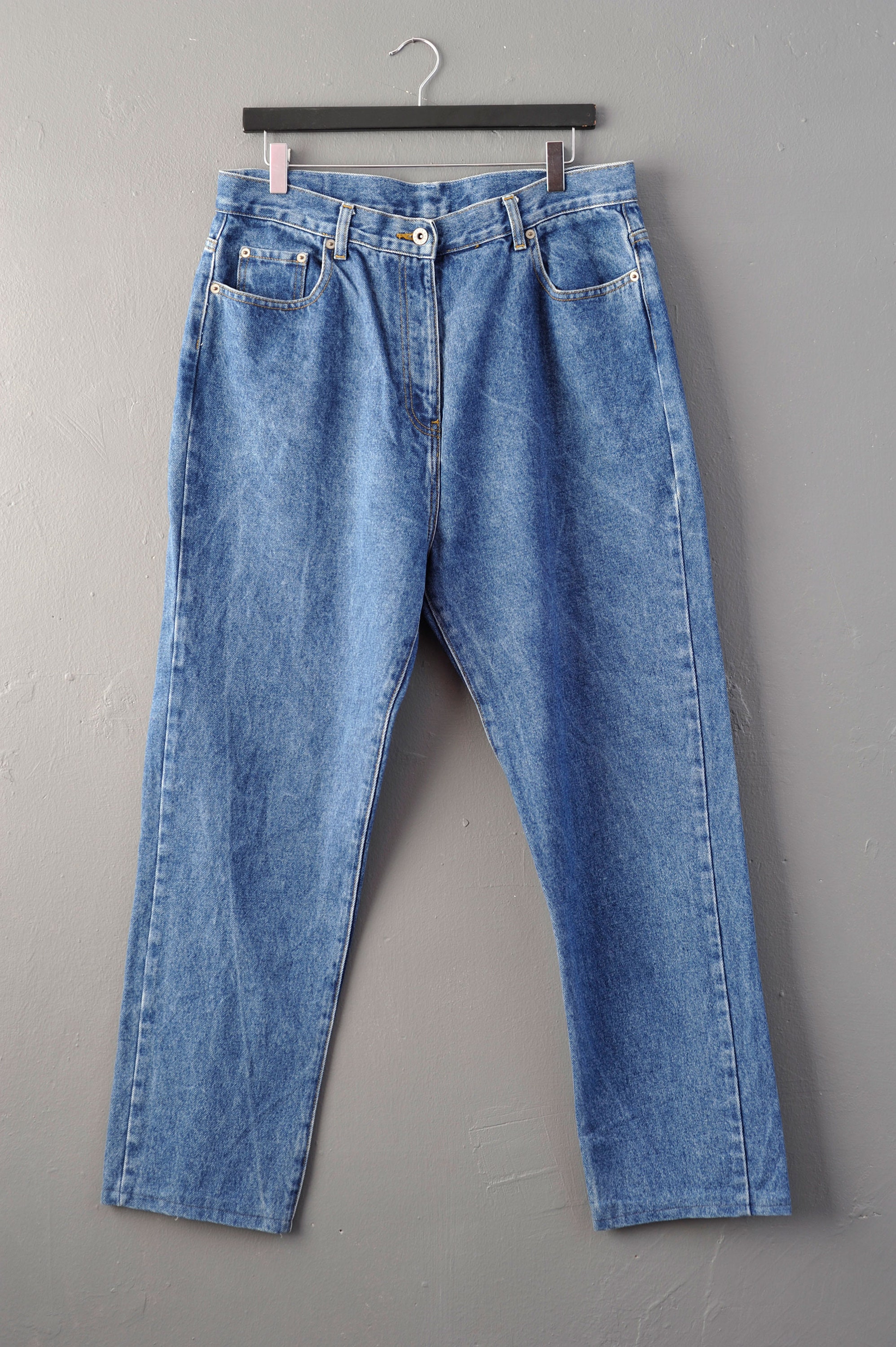 80s Stonewash High Waist Mum Jeans Curvy Vintage Denim Plus - Etsy UK