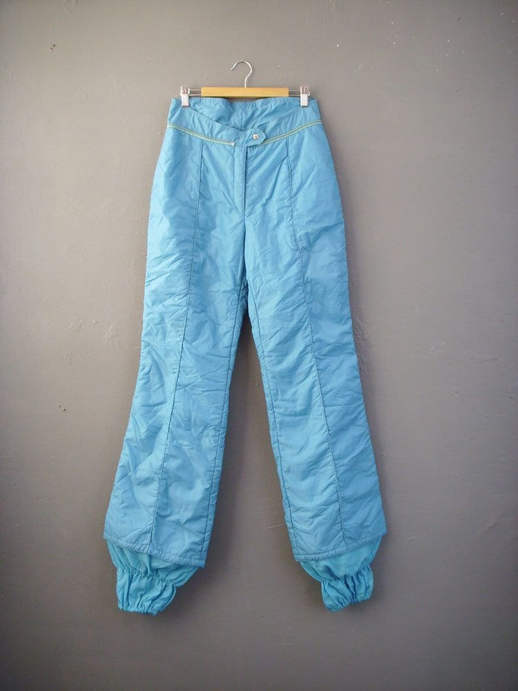 Image of Vintage Snow Suit Trousers, Winter Sports Ski Pants, Size Medium