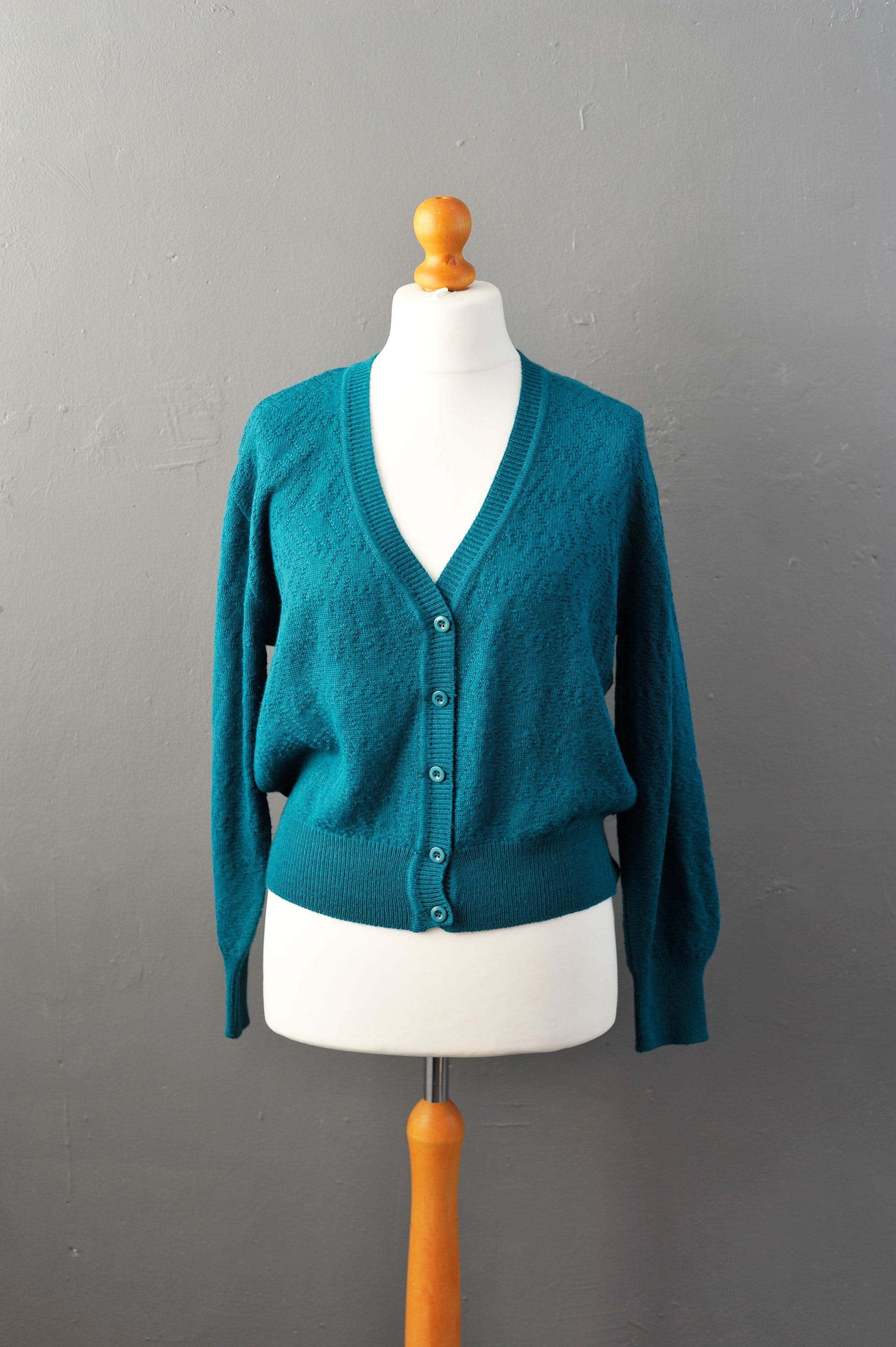 Teal Blue Cardigan - Etsy Singapore