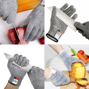 Level 5 Cutting Gloves Kitchen Safety Anti Cut Gloves with PU Coated Palm  Cut Resistant Gloves - China Cut Resistant Gloves and Cut Gloves price