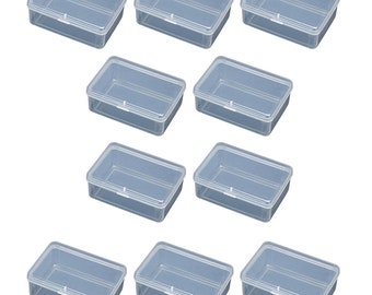US 10-20 Small Plastic Storage Container Organizer Coins Screws Jewelry Mini Box