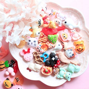 Cute Cartoon Animal Slime Charms, Kawaii Candy Resin Charms, Frog