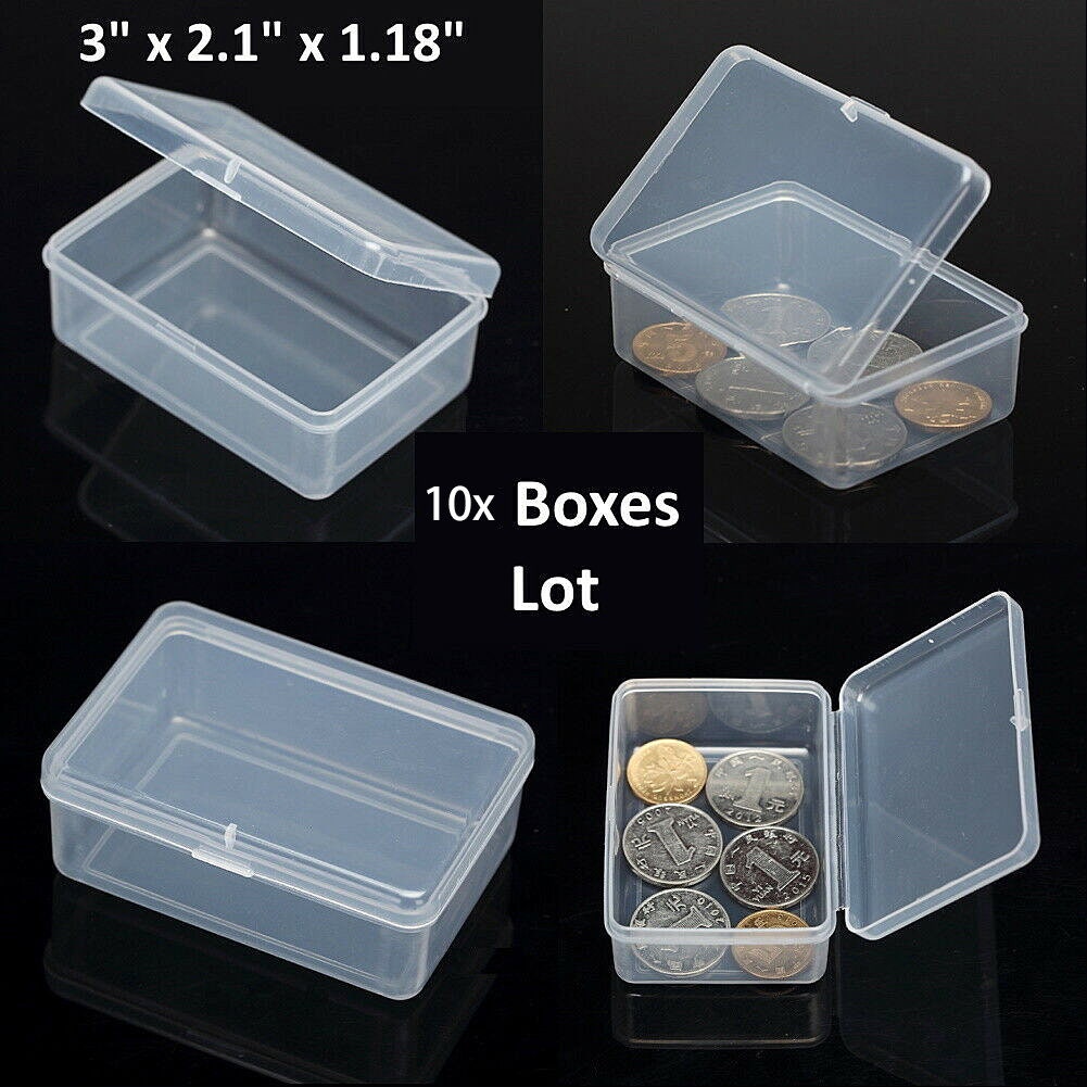 One Piece Clear Plastic Box, Storage Containers Storage Box With