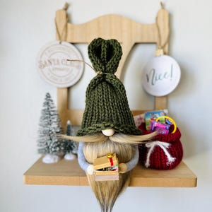 Knit Christmas Gnome: Handmade Holiday Decor with Gift