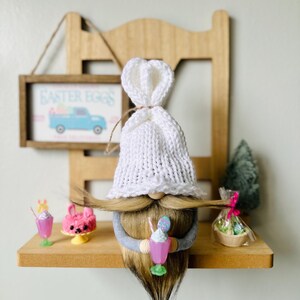 Easter Gnome, Cupcake Gnome, Bunny Gnome, Carrot Gnome,Spring Gnome, Easter Decor, Tiered Tray Easter, Gnome with beard, mustache gnome,