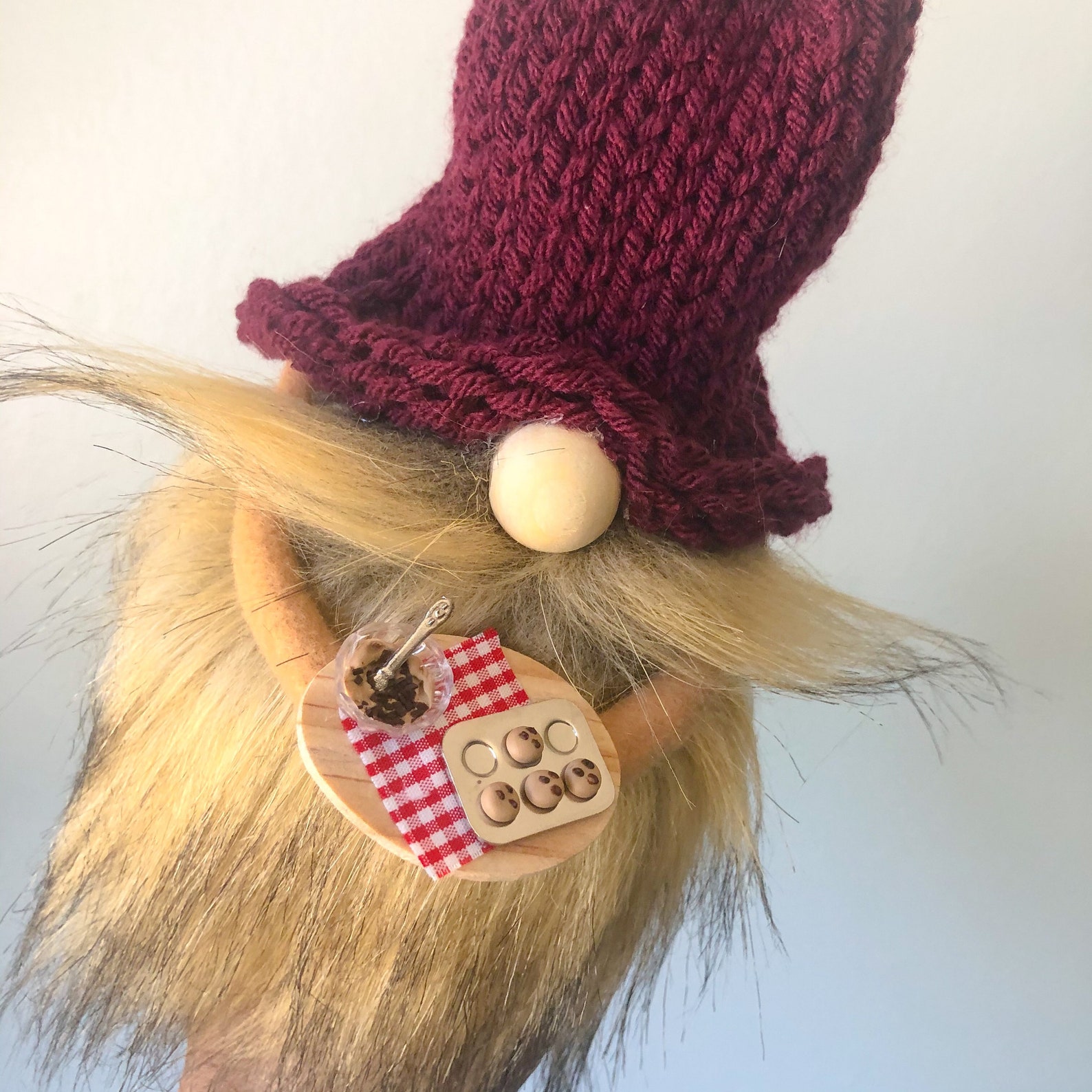 Chocolate Chip Cookie Gnome Cookie Gnome Baking Gnome Gnome Etsy