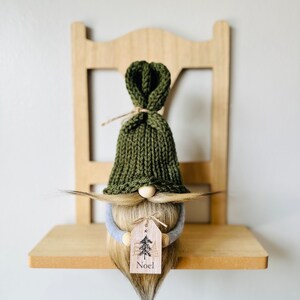 Knit Christmas Gnome: Handmade Holiday Tiered Tray Decor