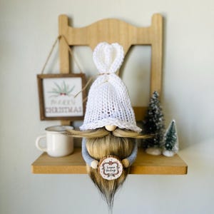 Knit Christmas Gnome Farmhouse Holiday Decor