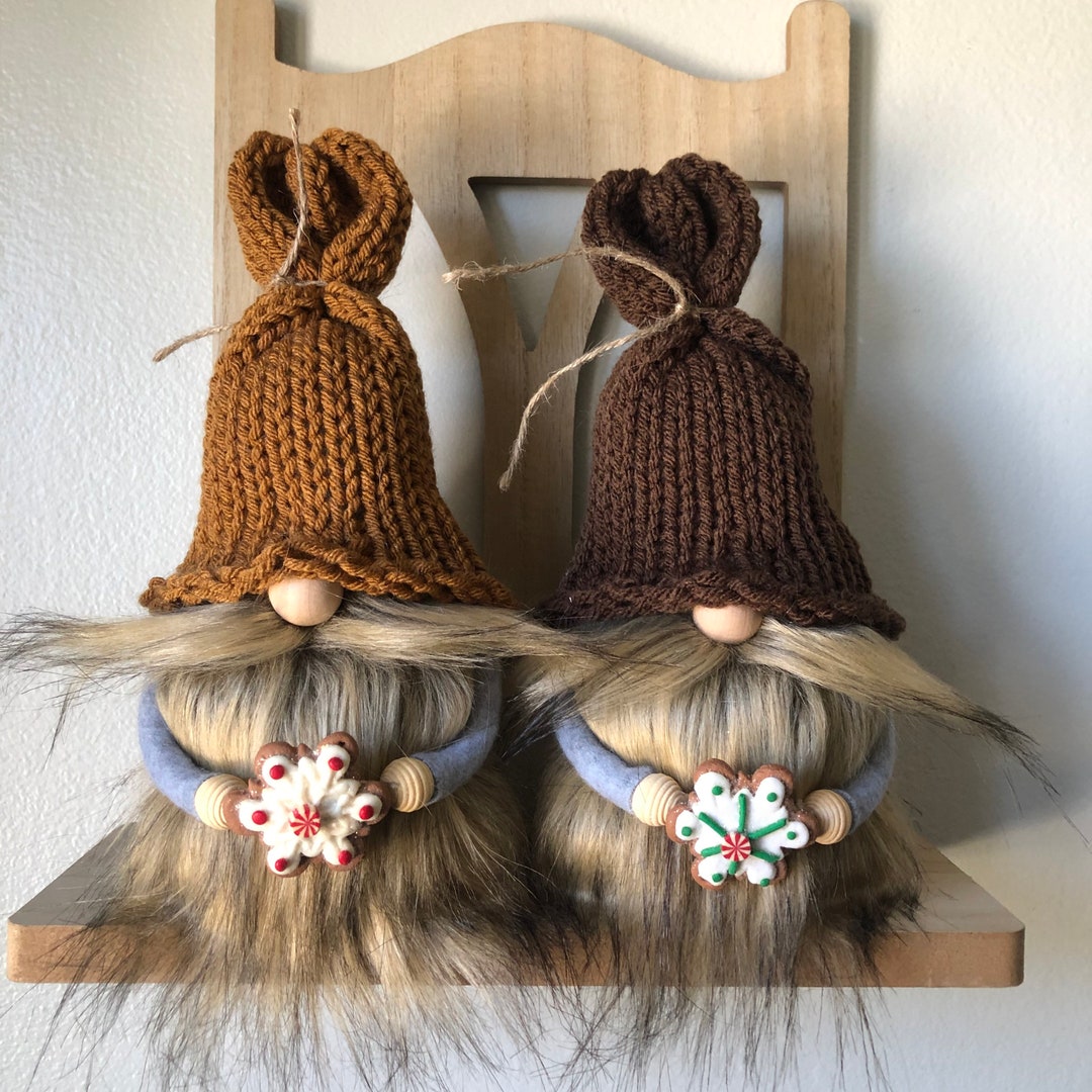 Gingerbread Cookie Gnome, Holiday Gnome, Winter Gnome, Cookie Gnome