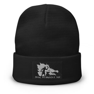 Dragon's Breath Forge logo, Embroidered Beanie