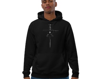 Sudadera con capucha ecológica con estampado JL Tallas más grandes