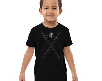 Camiseta infantil de algodón orgánico con logo MP