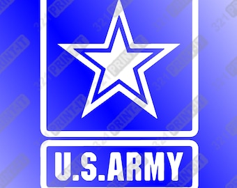 US Army digital file - svg, dxf, eps, jpg and png.