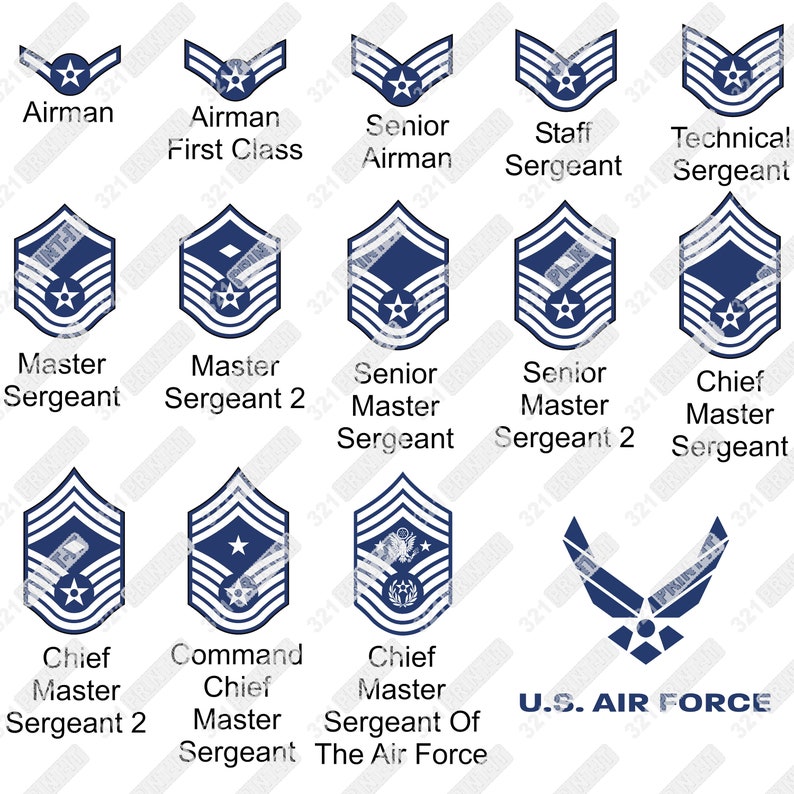 airforce enlisted ranks airforce enlisted ranks