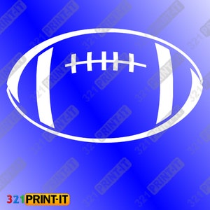 Football - digital file download svg png pdf jpg eps cricut, laser, silhouette, glowforge, CNC