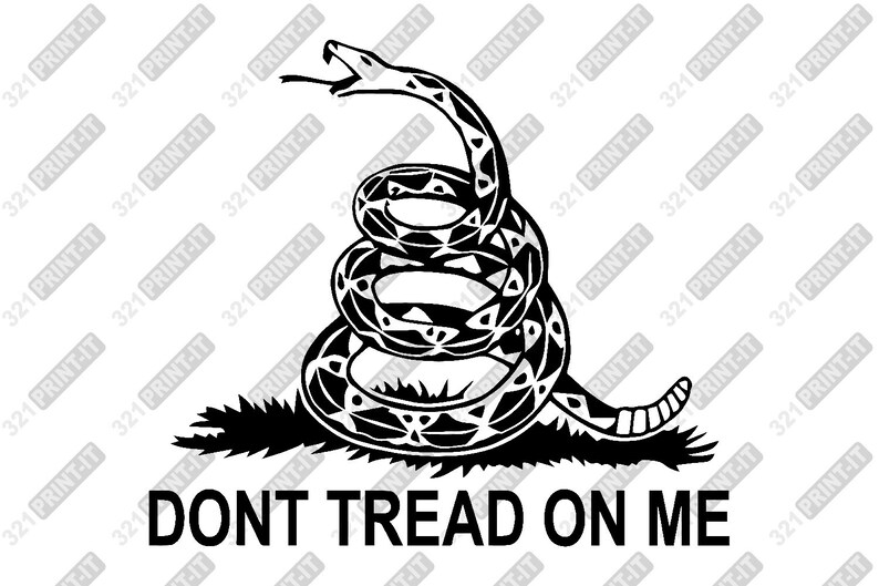 Download Don't tread on me Gadsden Flag digital file download svg ...