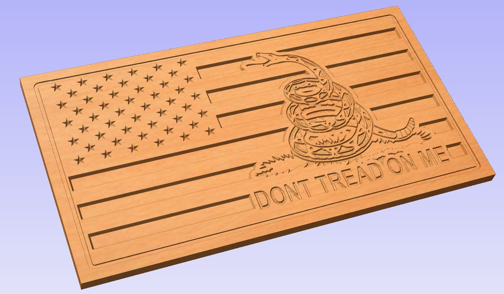 Don't Tread on Me Digital Flag File - Svg, Dxf Files for Cnc Carving - Etsy