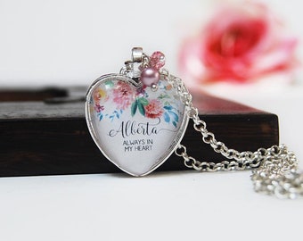 Alberta Always in My Heart Necklace | Canadian Pendant | Travel Souvenir