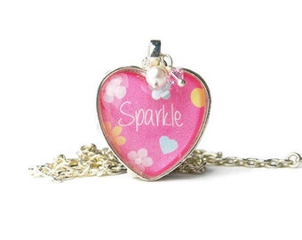 Sparkle citaat ketting | Inspirerende citaten voor tieners | Grad Gift | Woorden van wijsheid citaten | Verklaring