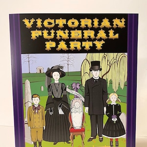 Victorian Funeral Party: Paper Dolls Set