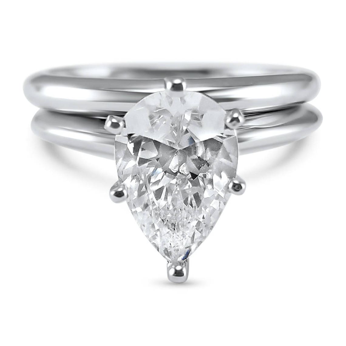 Silver Cubic Zirconia Wedding Rings - Wedding Rings Sets Ideas
