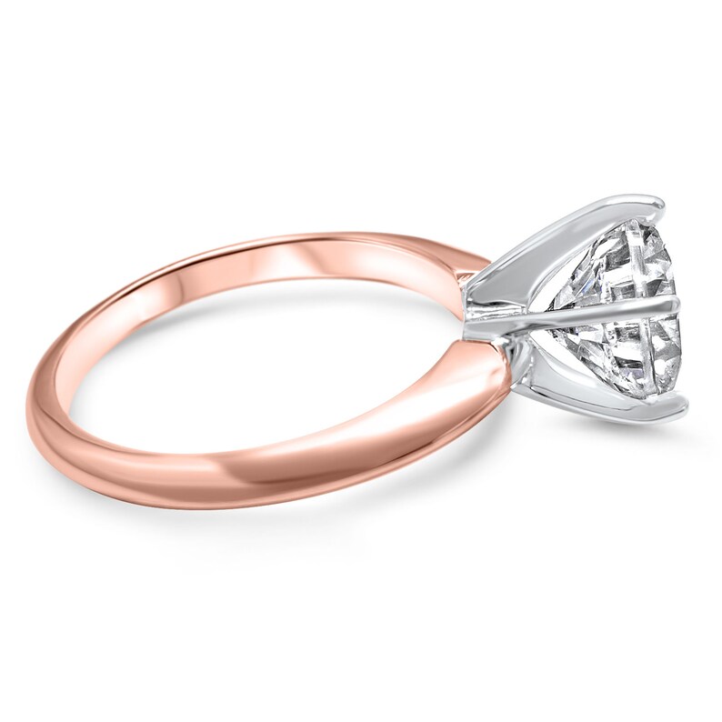 6 Ct Clou Boucles d/'oreille en Diamant 14K Solide Or Blanc Lourde Panier Rond Solitaire NEUF!