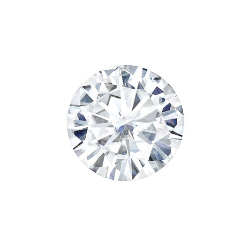 Solitaire pendant Round 14k shops White gold Swarovski CZ Cubic Zirconia round -Swarovski - solitaire necklace - bridal necklace -
