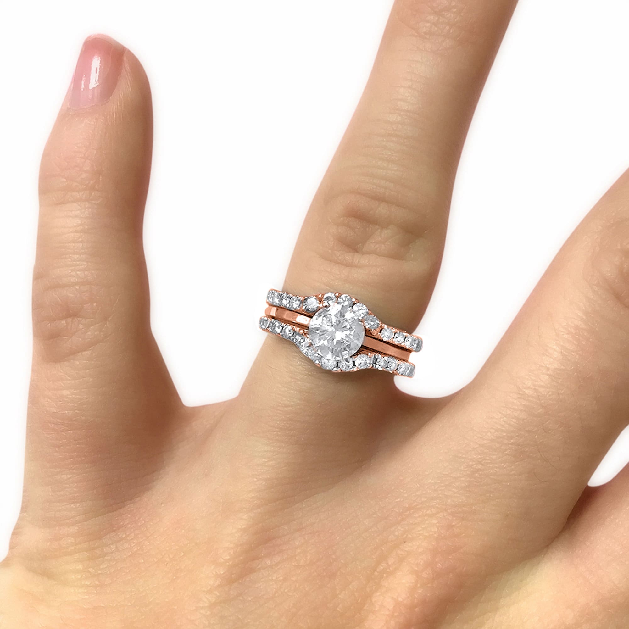 Wedding ring enhancers gold deals