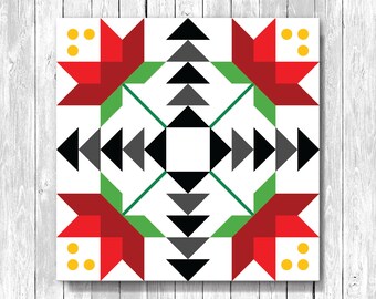 Coastal Lily Barn Quilt, Large, Medium, Small, Vinyl On Aluminum, Outdoor Or Indoor, Many Patterns, Colors, Designs, Customizable