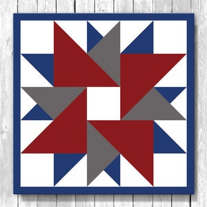 Broken Pinwheel Barn Quilt, Large, Medium, Small, Vinyl On Aluminum, Outdoor Or Indoor, Many Patterns, Colors, Designs, Customizable