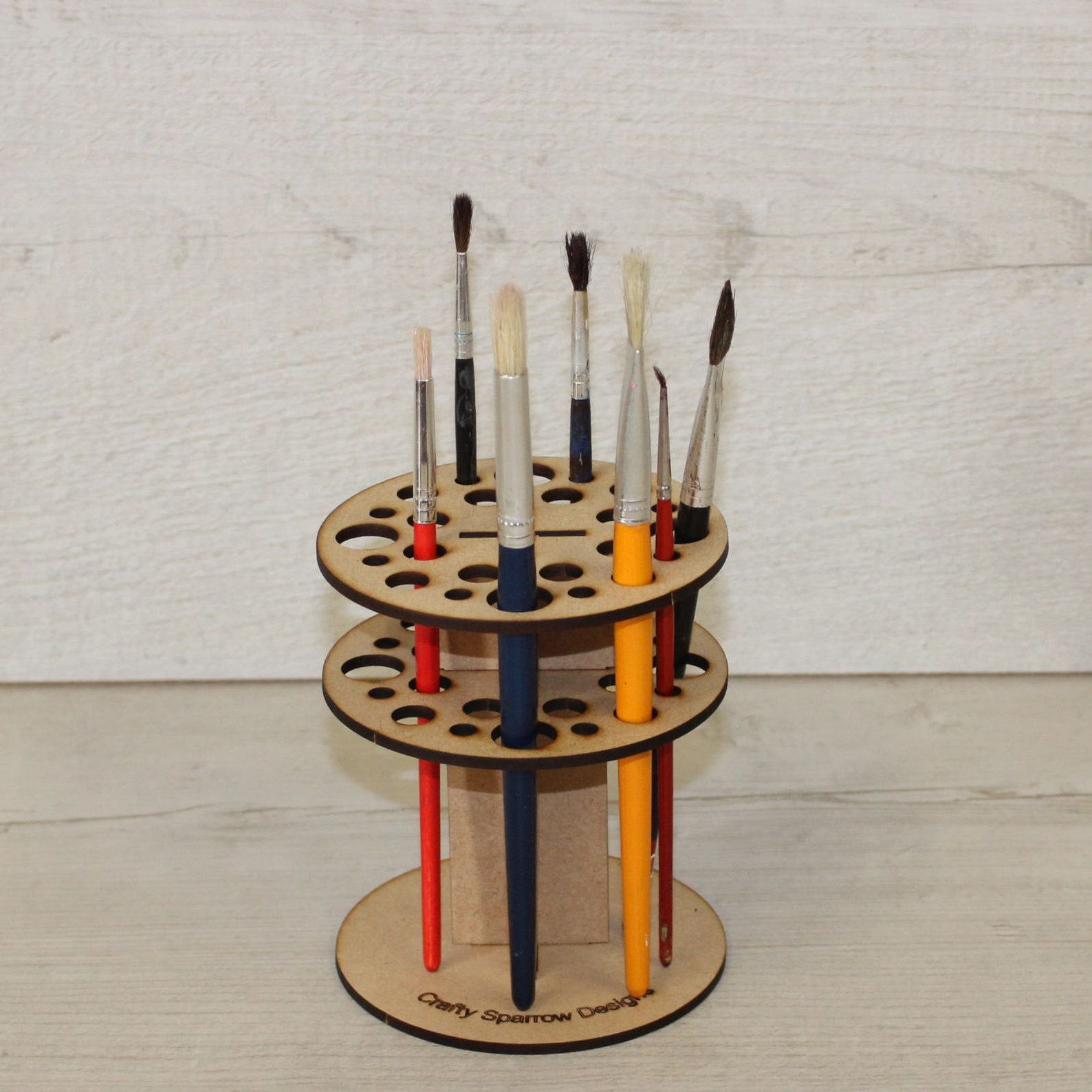 Paint Brush Stand Brush Holder Craft Tools Brush Rack Etsy UK