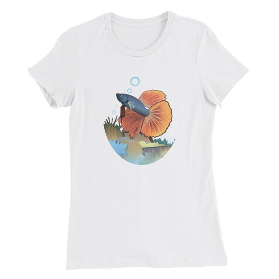 Betta Fish Mom T-shirt Fish Lover Parent Gift Siamese Fighting | Etsy