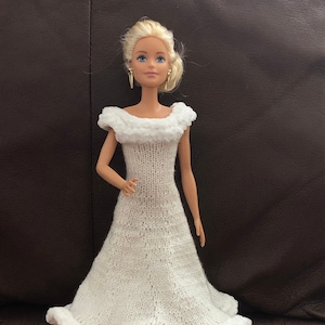 Pattern for Knitted Ballroom Dress for 12 Barbie Doll - Etsy