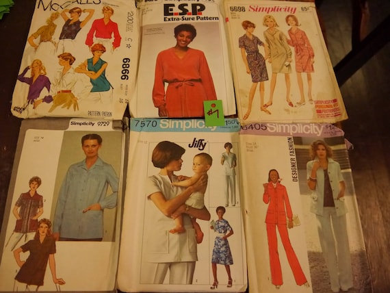 U PICK Lot #2 Vintage Sewing Patterns 60/'s-70’s Dresses Skirts Jackets Pants