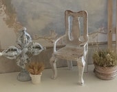 Miniature Reimagined Gustavian Chair for a Dollhouse 1 12 Scale