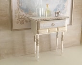 Miniature Reimagined Gustavian High 4-Drawer Desk for a Dollhouse 1 12 Scale