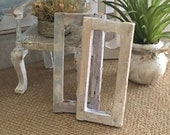 Miniature Frames, One Pair, as Reimagined Gustavian Decor for a Dollhouse - 1 12 Scale