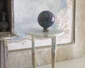 Miniature Reimagined High Gustavian Table or Plant Stand for a Dollhouse 1 12 Scale