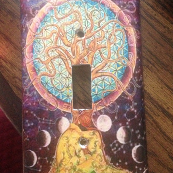 Tree of Life Light Switch Cover