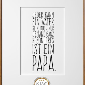 Vatertag Druckvorlage Fur Papa Inkl Geschenkanhanger Bild Etsy
