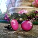 Cufflinks of TAUPE "in harmony" made with glass domes UNISEX 16 mm / for stylish men, weddings & trendy for ladies