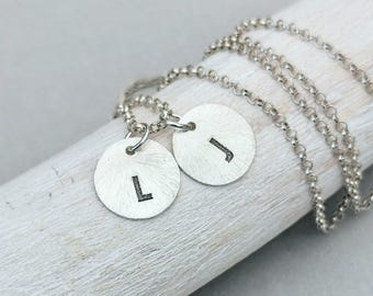 Chain plate engraving, chain with engraving silver, plate chain silver, plate chain, chain with letter, engraved, plate engraving