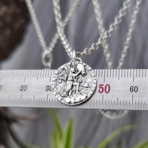 Necklace Zodiac Sign Aquarius - Zodiac Sign Necklace, Pendant Made of Recycled 925 Silver, Aquarius, Man, Woman, Unisex, Couple Jewelry