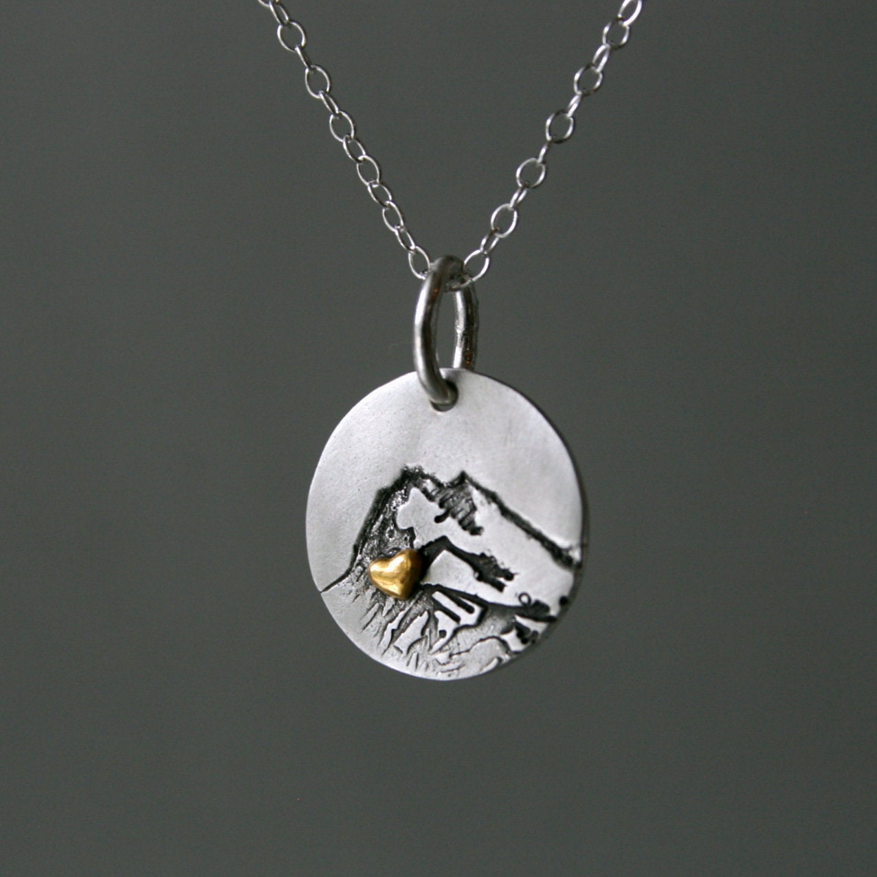 Silver Mountain Necklace – StrayStones