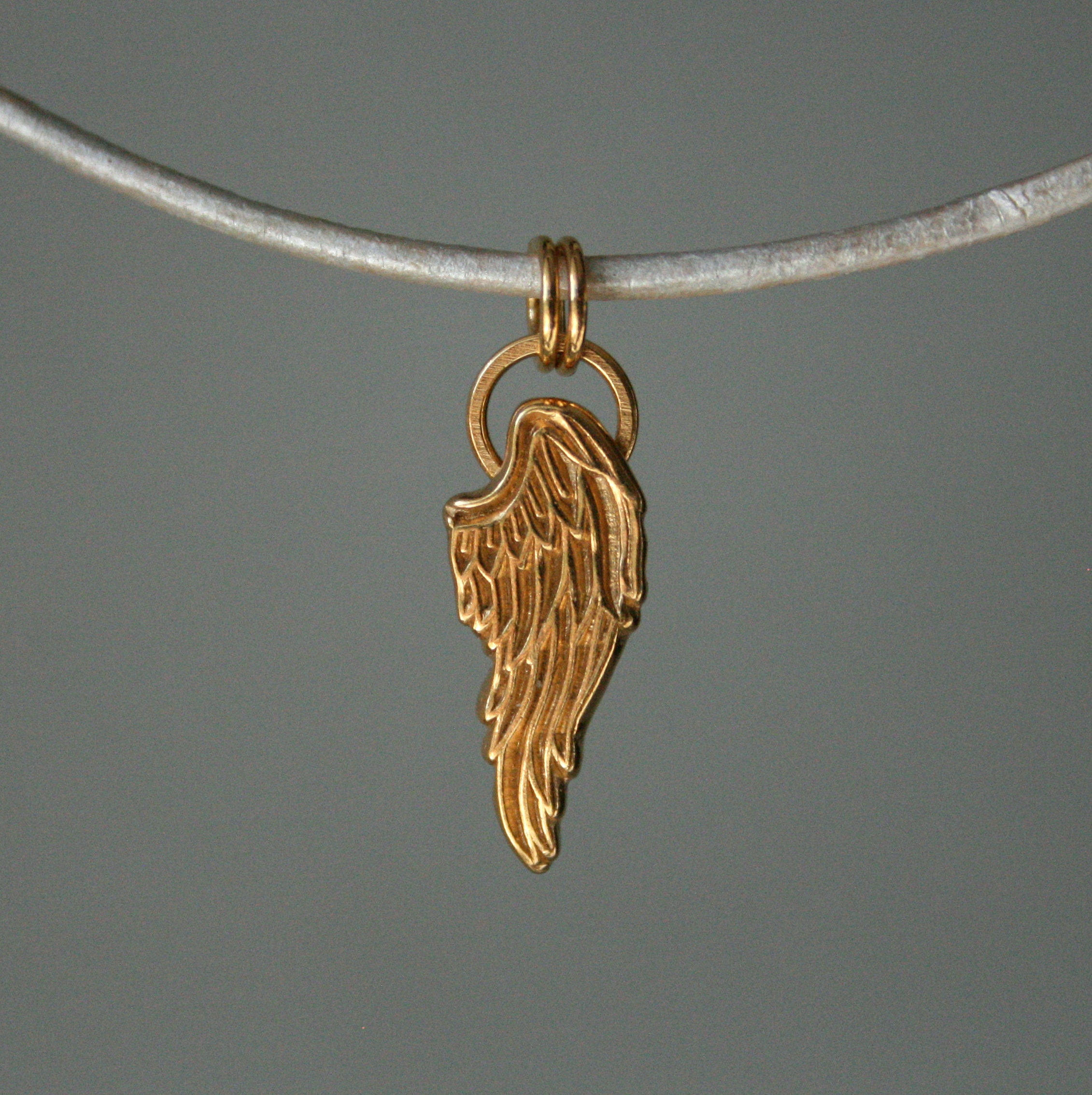 Chain wings made of recycled 925 sterling silver angel wing Etsy