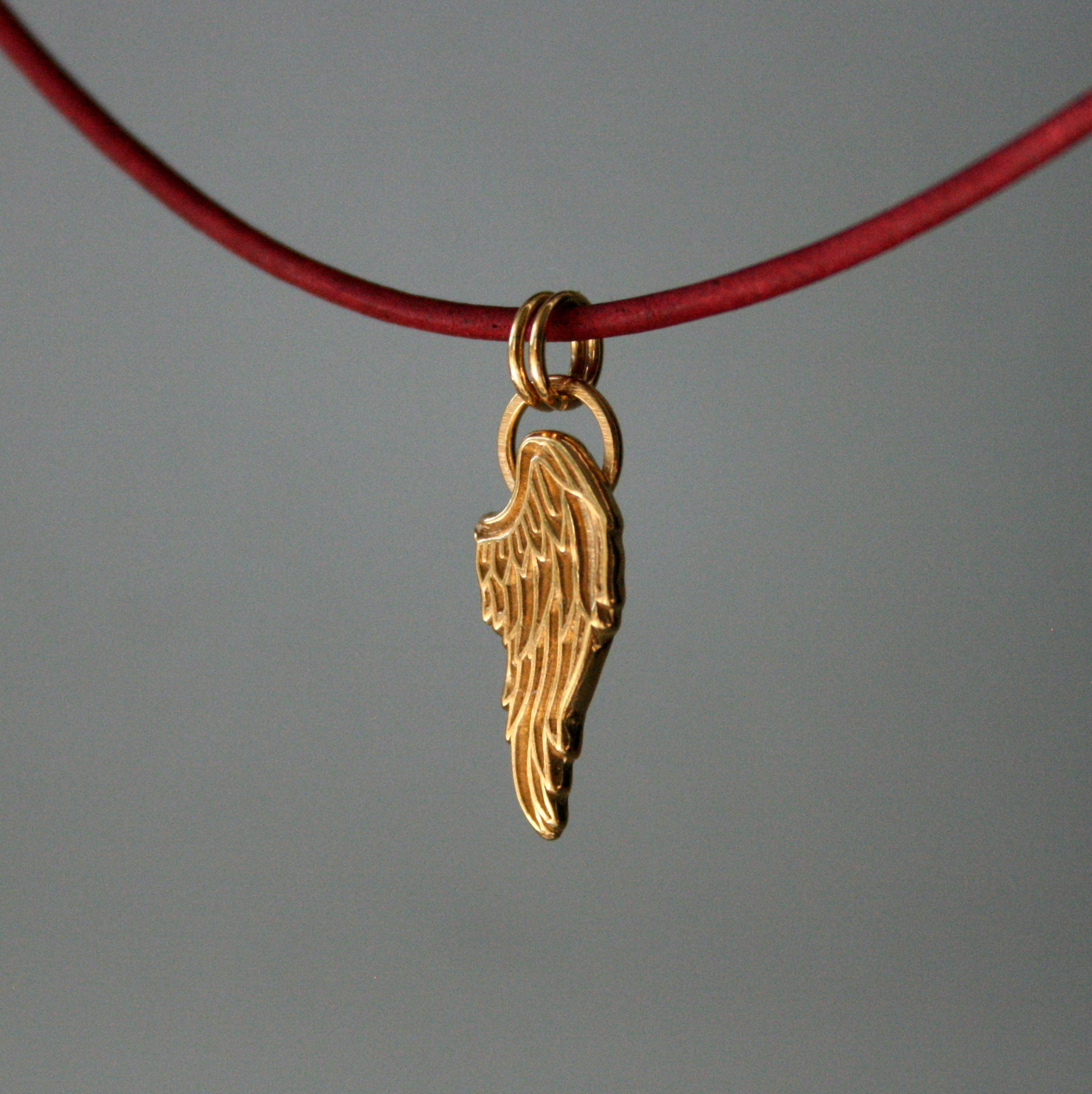Chain wings made of recycled 925 sterling silver angel wing Etsy