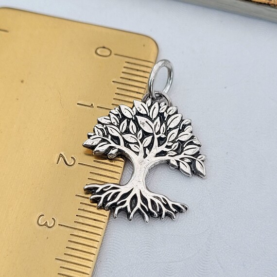 Kette Baum des Lebens, Anhänger Lebensbaum Kette, silber gold, Baum des Lebens, Lebensbaum 925er Silber, Bicolor