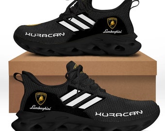 Lamborghini Running Shoes, Vintage Style, Customize Name And Any Logo