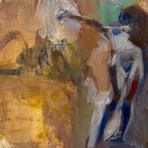 Expulsión (Homenaje a Gustav Klimt)